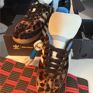 Adidas x Wales Bonner Samba Pony Leopard
